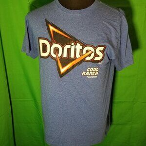Doritos Cool Ranch Blue‎ Men Medium Retro Colorful Novelty Logo Promo Giveaway